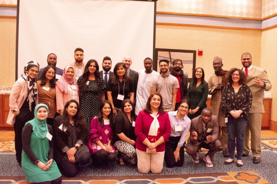 Group of attendees from Muslim Mental Health Conference