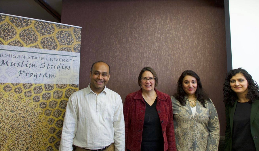 Professors Monir Moniruzzaman, Chantal Tetreault, Farha Abbasi, Linda Sayed