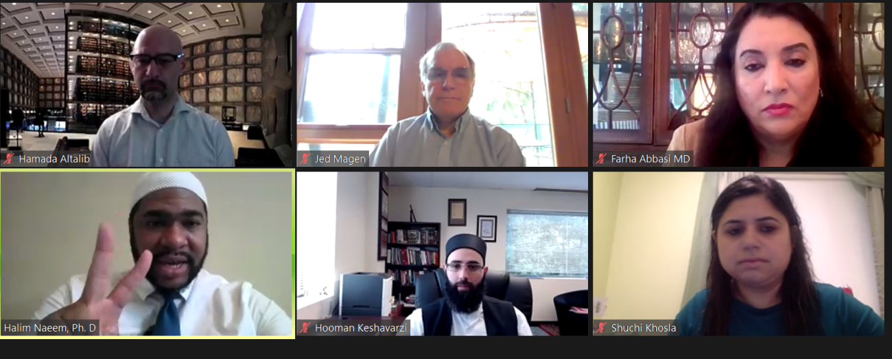 Screenshot of zoom meeting participants 